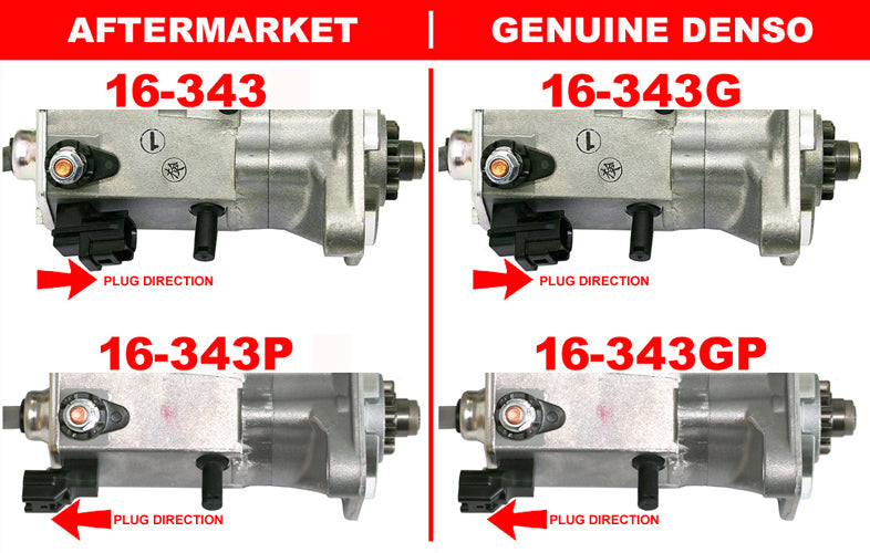 Starter Motor 12V 2.2kW Toyota Surf Hiace Prado (16-343P)