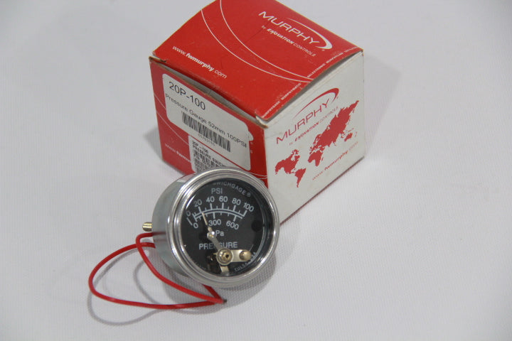 Genuine Murphy Pressure Gauge 52mm 100PSI (20p-100)