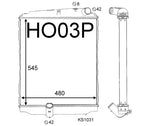Load image into Gallery viewer, Radiator Hino Dutro 300 / Toyota Dyna (HO03P)