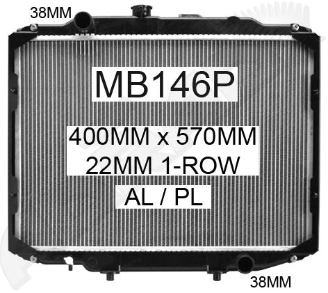 Radiator Mitsubishi Fuso (MB45P)