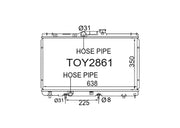 Toyota Corolla AE100 / AE110 1.3L, 1.5L & 1.6L Radiator (TOY2861) (TY90)