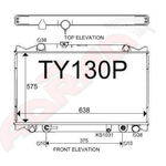 Load image into Gallery viewer, Toyota Hilux Surf/ Prado Radiator KZJ (TY130P)