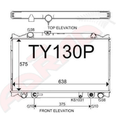 Toyota Hilux Surf/ Prado Radiator KZJ (TY130P)